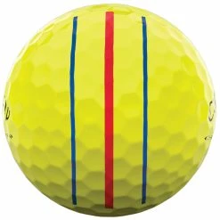 Callaway Chrome Soft Triple Track Golf Balls - Yellow - 12 Pack -Golf Clubs Shop chrome soft triple track yellow 5