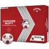 Callaway Chrome Soft Truvis Golf Balls - Red - 12 Pack -Golf Clubs Shop chrome soft truvis white red 6