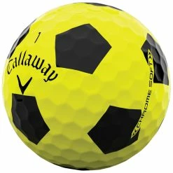 Callaway Chrome Soft Truvis Golf Balls - Yellow/Black - 12 Pack 10 Callaway Chrome Soft Truvis Golf Balls - Yellow/Black - 12 Pack -Golf Clubs Shop chrome soft truvis yellow black 1