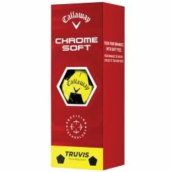 Callaway Chrome Soft Truvis Golf Balls - Yellow/Black - 12 Pack 13 Callaway Chrome Soft Truvis Golf Balls - Yellow/Black - 12 Pack -Golf Clubs Shop chrome soft truvis yellow black 5
