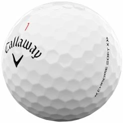 Callaway Chrome Soft X Golf Balls - White - 12 Pack -Golf Clubs Shop chrome soft x white 2