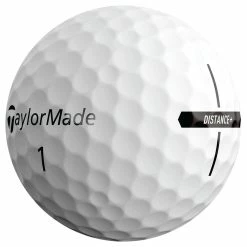 TaylorMade Distance+ Golf Balls - White - 12 Pack -Golf Clubs Shop distance white 3