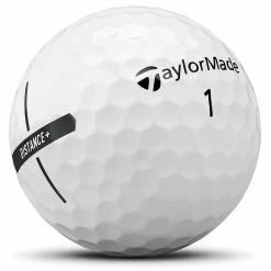 TaylorMade Distance+ Golf Balls - White - 12 Pack -Golf Clubs Shop distance white 5