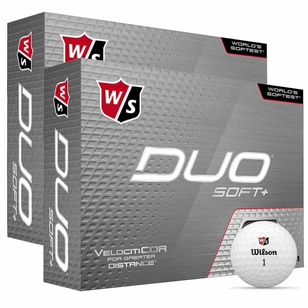 Wilson Staff DUO Soft+ Golf Balls - White - 3 For 2! 5 Wilson Staff DUO Soft+ Golf Balls - White - 3 For 2! - Image 3