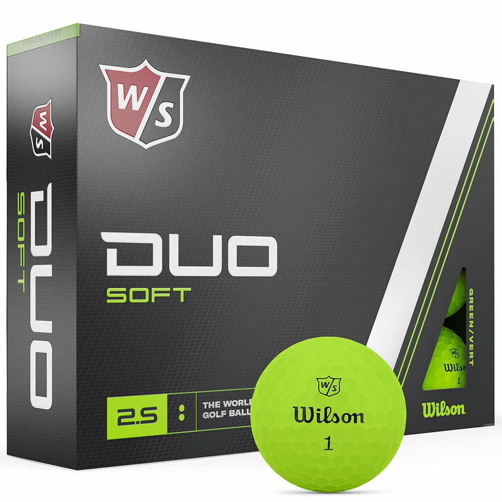 Wilson Staff Duo Soft Golf Balls - Green - 12 Pack 3 Wilson Staff Duo Soft Golf Balls - Green - 12 Pack