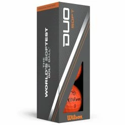Wilson Staff Duo Soft Golf Balls - Orange - 12 Pack -Golf Clubs Shop duo soft orange 3