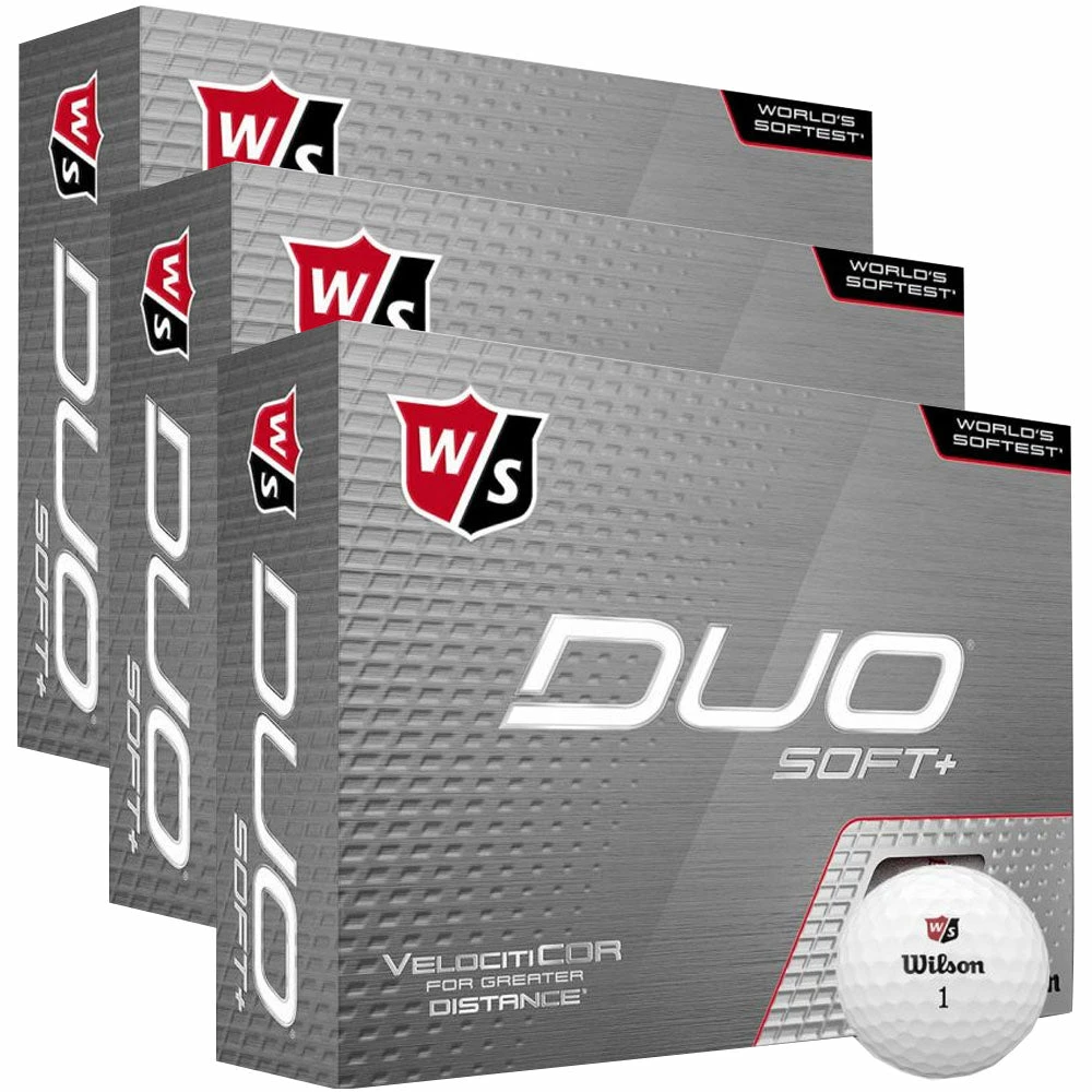 Wilson Staff DUO Soft+ Golf Balls - White - 3 For 2! 10 Wilson Staff DUO Soft+ Golf Balls - White - 3 For 2! - Image 8