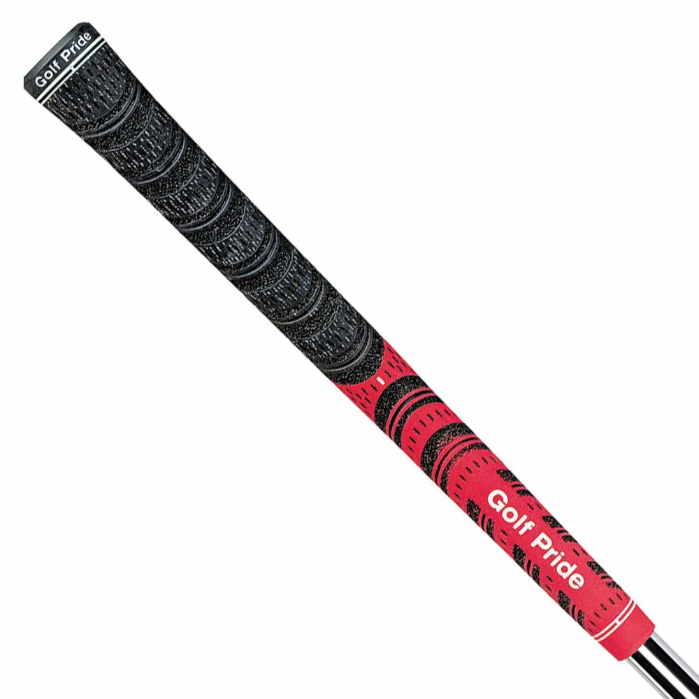 Golf Pride New Decade Multi Compound Midsize Grip - Black/Red 3 Golf Pride New Decade Multi Compound Midsize Grip - Black/Red