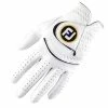 FootJoy StaSof Glove - Pearl/Black -Golf Clubs Shop footjoy stasof glove pearl 1