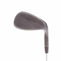 Titleist Vokey SM7 Jet Black F-Grind Steel Men's Right Hand Sand Wedge 56 Degree 14 Bounce Stiff - Project X 6.0 -Golf Clubs Shop hs hc20114a 1