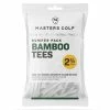 Masters Bamboo 2 3/4" Bumper Tees - Pack Of 110 -Golf Clubs Shop masters 2 3 4 bamboo golf tees white 1