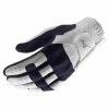 Mizuno Ladies Stretch Gloves - White/Navy -Golf Clubs Shop mens white navy 1 571x1024 1