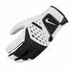 Nike Tech Extreme VII Reg Leather Glove - White/Black 1 Nike Tech Extreme VII Reg Leather Glove - White/Black -Golf Clubs Shop nike tech extreme vii reg left hand glove 1