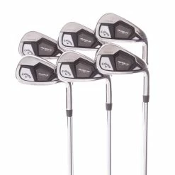 Callaway ROGUE ST MAX OS Steel Men's Right Hand Irons 5-PW Stiff - TRUE TEMPER ELEVATE MPH