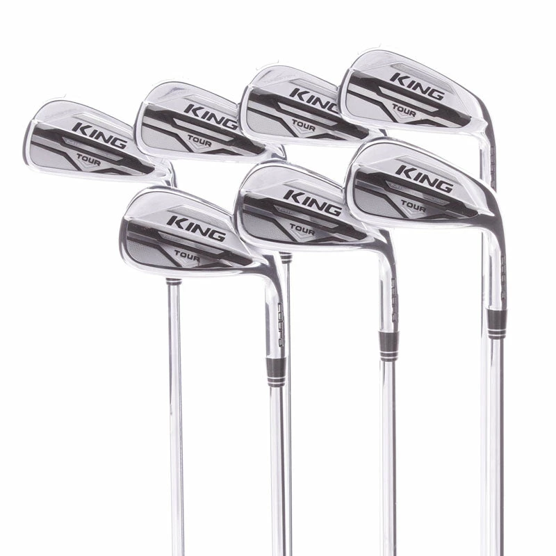 Cobra MIM TOUR Steel Men's Right Hand Irons 4-PW 2* Flat Regular Shaft - True Temper Dynamic Gold 3 Cobra MIM TOUR Steel Men's Right Hand Irons 4-PW 2* Flat Regular Shaft - True Temper Dynamic Gold