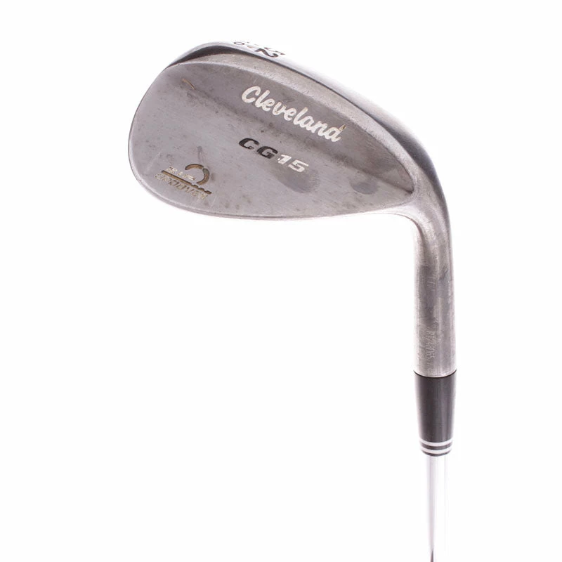 Cleveland CG15 Black Pearl Steel Men's Right Hand Gap Wedge 52 Degree 10 Bounce Wedge Flex - Dynamic Gold Wedge 3 Cleveland CG15 Black Pearl Steel Men's Right Hand Gap Wedge 52 Degree 10 Bounce Wedge Flex - Dynamic Gold Wedge