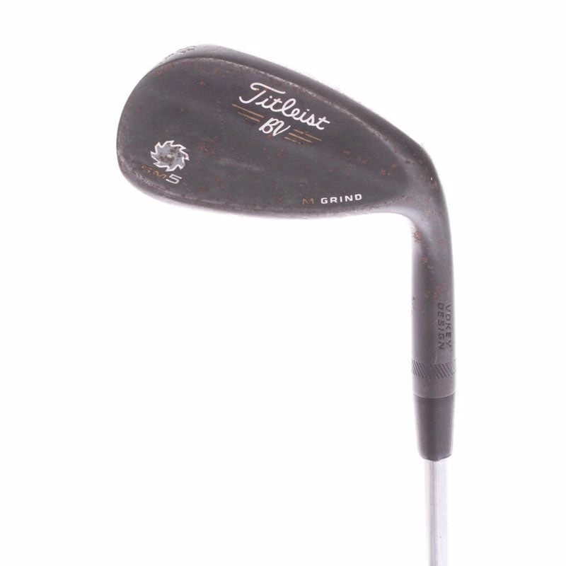 Titleist SM5 Steel Men's Right Hand Lob Wedge 58 Degree 8 Bounce M Grind Wedge Flex - BV Vokey Design 3 Titleist SM5 Steel Men's Right Hand Lob Wedge 58 Degree 8 Bounce M Grind Wedge Flex - BV Vokey Design