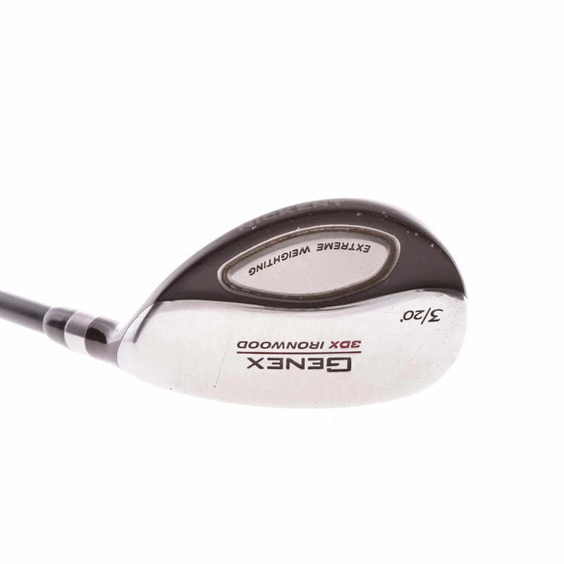Nickent Genex 3DX Graphite Men's Right Hand 3 Hybrid 20 Degree Stiff - Nickent Speedrated 75 4 Nickent Genex 3DX Graphite Men's Right Hand 3 Hybrid 20 Degree Stiff - Nickent Speedrated 75 - Image 2