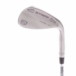 Wilson Staff Model HT Brushed Steel Steel Men's Right Sand Wedge 56 Degree 10 Bounce Stiff - Dynamic Gold 120 S300