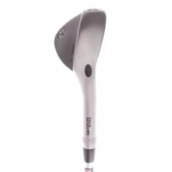 Wilson Staff Model HT Brushed Steel Steel Men's Right Sand Wedge 56 Degree 10 Bounce Stiff - Dynamic Gold 120 S300 -Golf Clubs Shop sh hc21520c