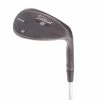 Titleist Vokey SM6 Jet Black M-Grind Steel Men's Right Hand Sand Wedge 8 Bounce Regular - Project X 5.5 -Golf Clubs Shop sh hc22632a