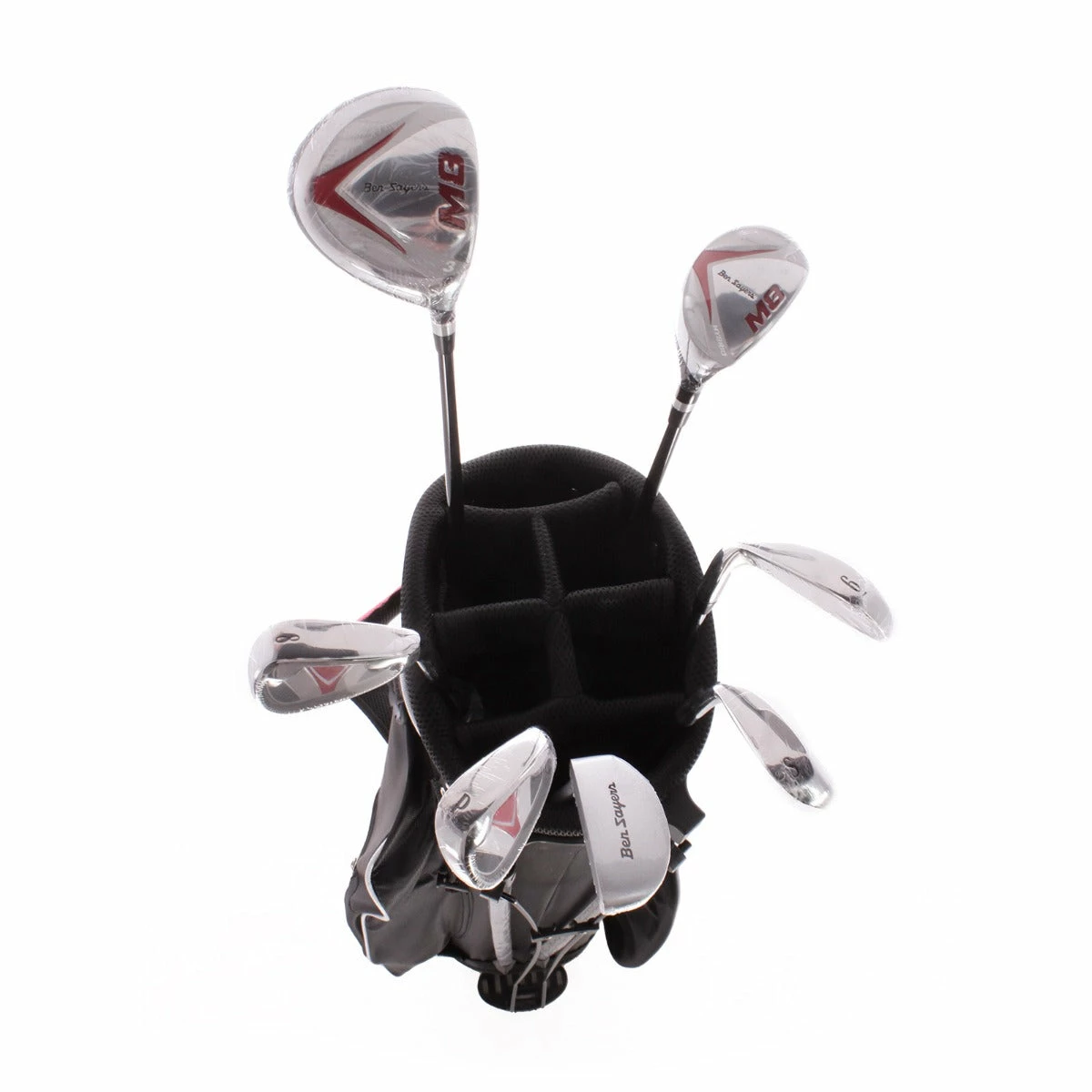 Ben Sayers M8 Steel Men's Right Hand 3 Wood,4 Hybrid,Irons 6,8,P,SW & Putter & Bag Uniflex - Ben Sayers 6 Ben Sayers M8 Steel Men's Right Hand 3 Wood,4 Hybrid,Irons 6,8,P,SW & Putter & Bag Uniflex - Ben Sayers - Image 4