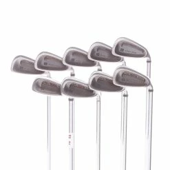 Wilson Staff Deep Red Steel Men's Right Hand Irons 3-SW Uniflex - Deep Red Fatshaft
