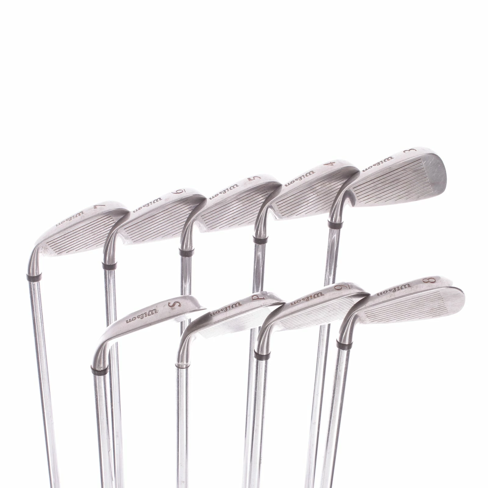 Wilson Staff Deep Red Steel Men's Right Hand Irons 3-SW Uniflex - Deep Red Fatshaft 4 Wilson Staff Deep Red Steel Men's Right Hand Irons 3-SW Uniflex - Deep Red Fatshaft - Image 2