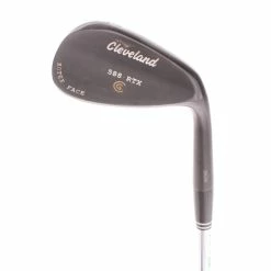 Cleveland 588 RTX Black Pearl Steel Men's Right Hand Lob Wedge 58 Degree 12 Bounce Wedge - Dynamic Gold