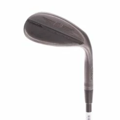 Titleist Vokey SM8 Jet Black D-Grind Steel Men's Right Hand Lob Wedge 60 Degree 12 Bounce Wedge - BV Design Black -Golf Clubs Shop sh hs53518a 1