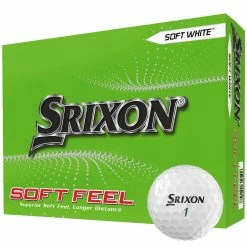 Srixon Soft Feel Golf Balls - White - 12 Pack