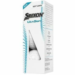 Srixon Ultisoft 4 Golf Balls - White - Double Dozen -Golf Clubs Shop srixon ultisoft 4 golf balls 6 1