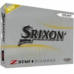 Srixon Z-Star Diamond Golf Balls - Pure White - 12 Pack -Golf Clubs Shop srixon z star diamond golf balls 15