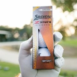 Srixon Z-Star Diamond Golf Balls - Pure White - 12 Pack -Golf Clubs Shop srixon z star diamond golf balls 7
