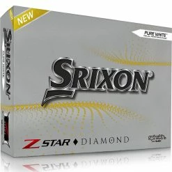 Srixon Z-Star Diamond Golf Balls - Pure White - 12 Pack -Golf Clubs Shop srixon z star diamond golf balls 9