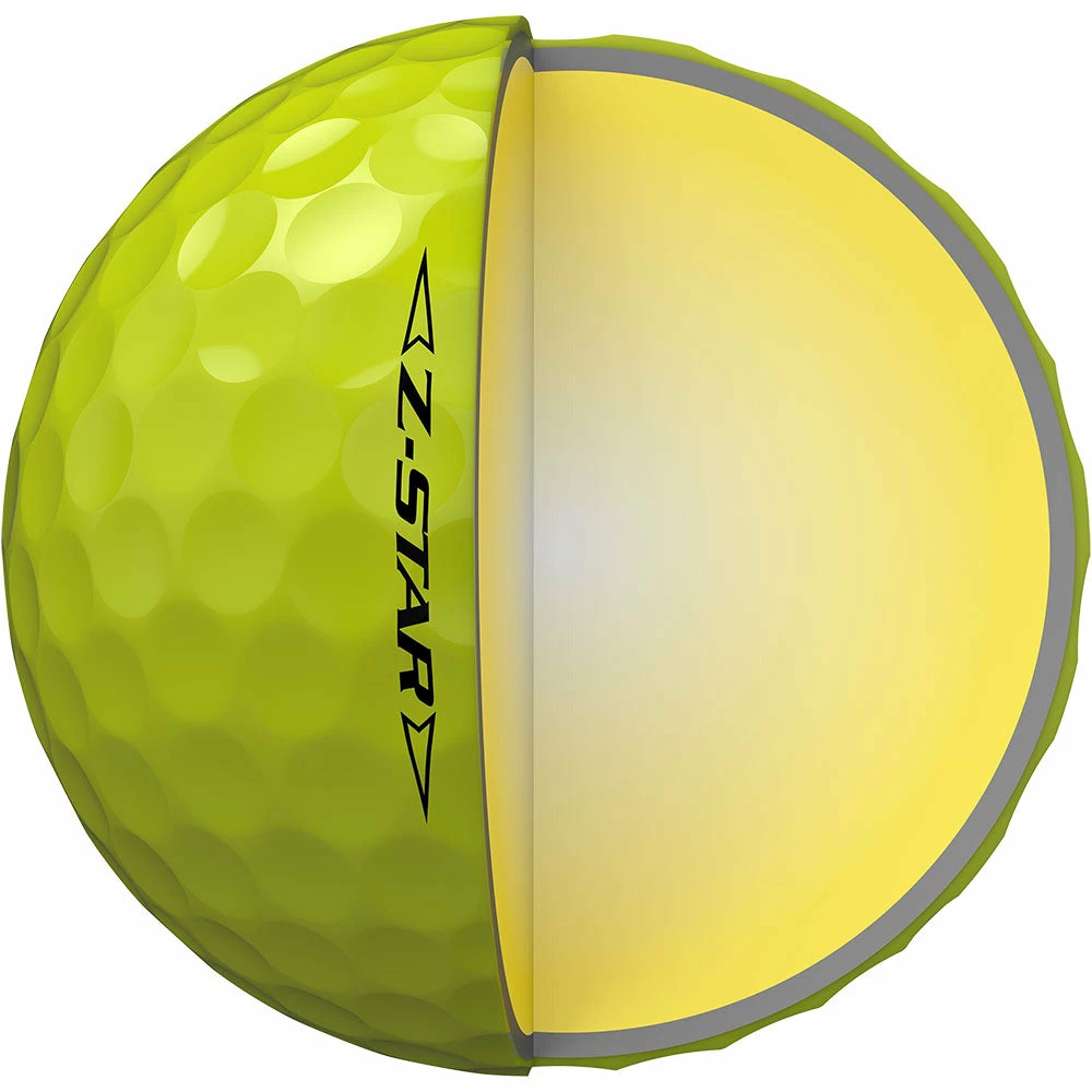 Srixon Z-Star Golf Balls - Yellow - 12 Pack 5 Srixon Z-Star Golf Balls - Yellow - 12 Pack - Image 3