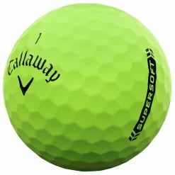 Callaway Supersoft Golf Balls - Green - 12 Pack -Golf Clubs Shop supersoft 23 green 3