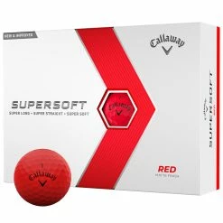 Callaway Supersoft Golf Balls - Red - 12 Pack