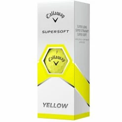 Callaway Supersoft Golf Balls - Yellow - 12 Pack -Golf Clubs Shop supersoft 23 white yellow 1