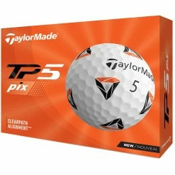 TaylorMade TP5 Pix 2.0 Golf Balls - White - 12 Pack -Golf Clubs Shop tp5 pix 4