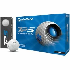 TaylorMade TP5 Golf Balls - White - Double Dozen -Golf Clubs Shop tp5 white 1 2