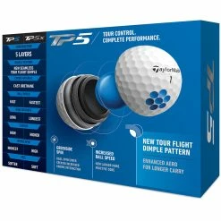 TaylorMade TP5 Golf Balls - White - 12 Pack -Golf Clubs Shop tp5 white 3 e13e5f3a 7d41 493c b465 65a73d9ea9d4