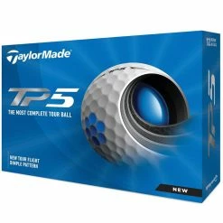 TaylorMade TP5 Golf Balls - White - Double Dozen -Golf Clubs Shop tp5 white hero