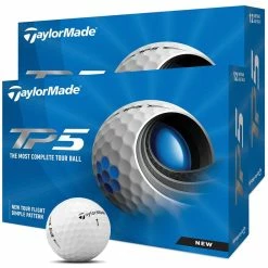 TaylorMade TP5 Golf Balls - White - Double Dozen -Golf Clubs Shop tp5 white hero double dozen