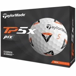 TaylorMade TP5x Pix 2.0 Golf Balls - White - 12 Pack 10 TaylorMade TP5x Pix 2.0 Golf Balls - White - 12 Pack -Golf Clubs Shop tp5x pix 2