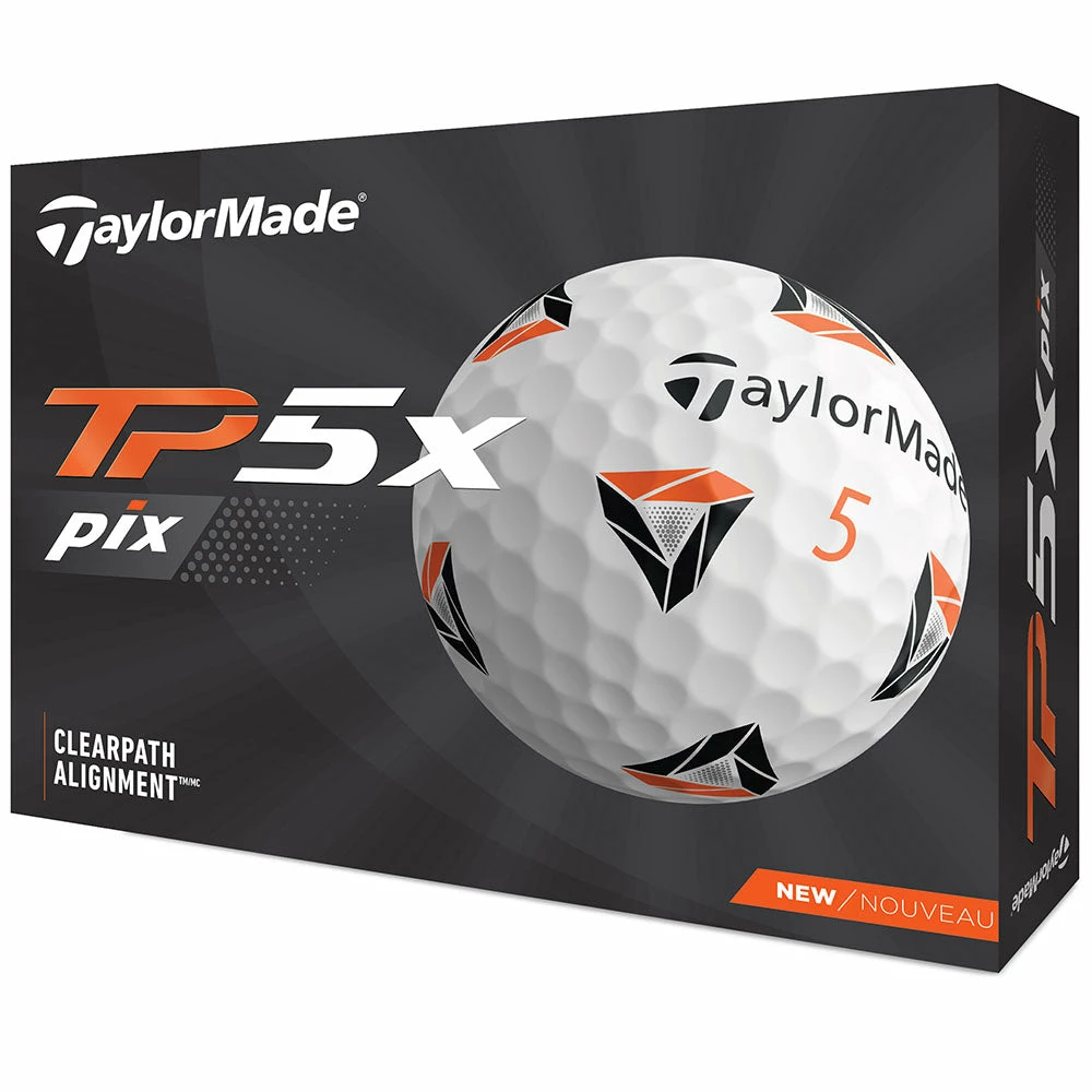 TaylorMade TP5x Pix 2.0 Golf Balls - White - 12 Pack 5 TaylorMade TP5x Pix 2.0 Golf Balls - White - 12 Pack - Image 3