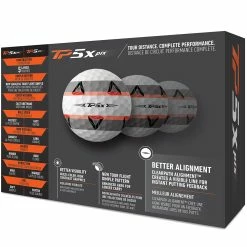 TaylorMade TP5x Pix 2.0 Golf Balls - White - 12 Pack 13 TaylorMade TP5x Pix 2.0 Golf Balls - White - 12 Pack -Golf Clubs Shop tp5x pix 6