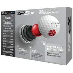 TaylorMade TP5x Golf Balls - White - Double Dozen -Golf Clubs Shop tp5x white 4 2