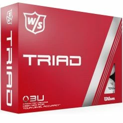 Wilson Staff Wilson Triad Golf Balls - White - Double Dozen -Golf Clubs Shop triad 6 1