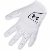 Under Armour Spieth Tour Cabretta Leather Glove - White/Black 1 Under Armour Spieth Tour Cabretta Leather Glove - White/Black -Golf Clubs Shop under armour spieth tour leather glove white black 1